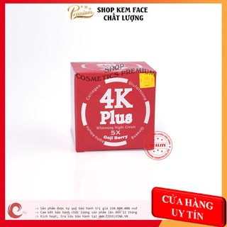 Kem dưỡng da 4K Plus đỏ 20g dưỡng trắng da, loại bỏ mụn và sẹo