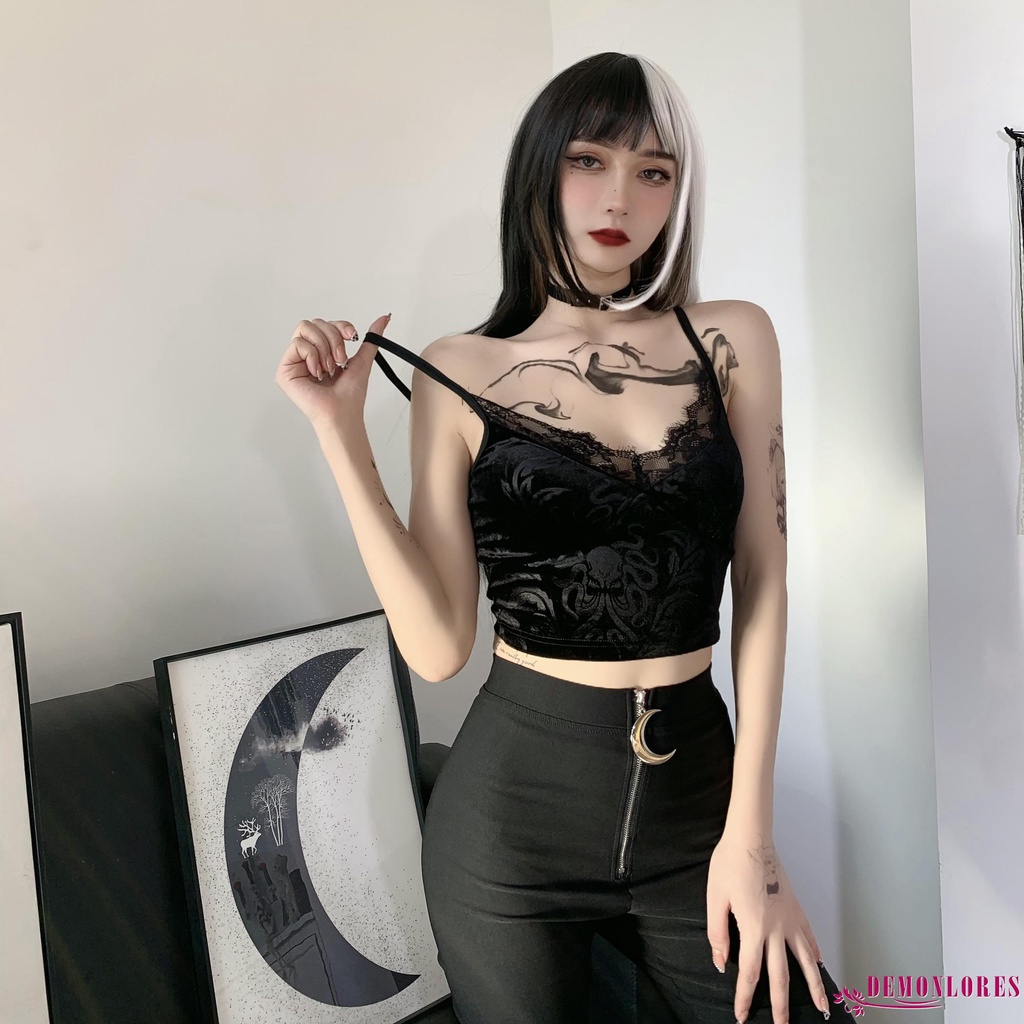Áo Nữ Cổ Chữ V Phối Ren Thời Trang Quyến Rũ