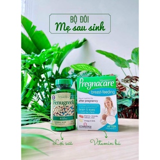 Viên uống lợi sữa cỏ ca ri fenugreek garden 600mg 100 viên