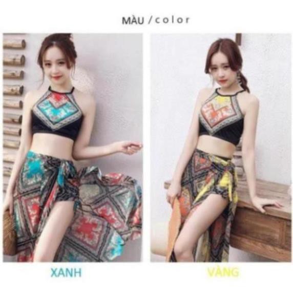 Bộ bikini nữ - Bộ đồ đi biển - Bộ đồ bơi nữ 3 chi tiết cực kì sang chảnh giadungthongminh.net | BigBuy360 - bigbuy360.vn