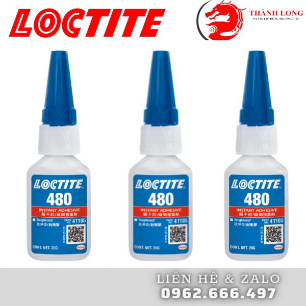 Keo dán nhanh loctite 480