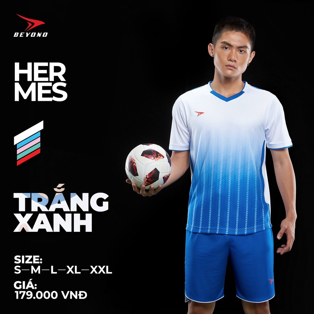 Bộ Quần Áo Đá Bóng Chính Hãng Beyono Hermes - Mẫu Cao Cấp 2022