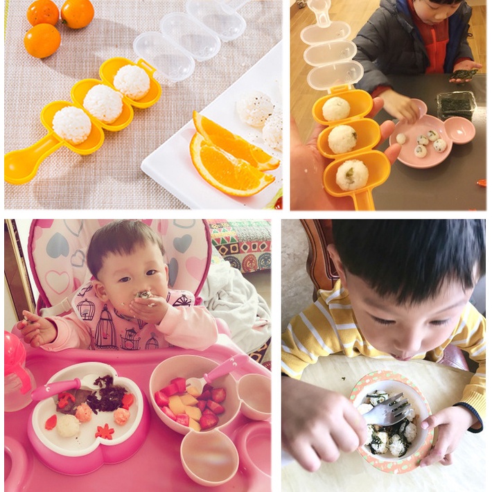 Khuôn Làm Cơm Nắm Hình Cầu Nhỏ Tiện Dụng