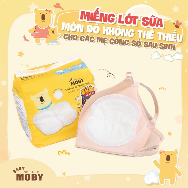 THẤM SỮA MOBY 60 MIẾNG