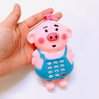 Điện thoại đồ chơi hình chú heo con siêu dễ thương dành cho bé