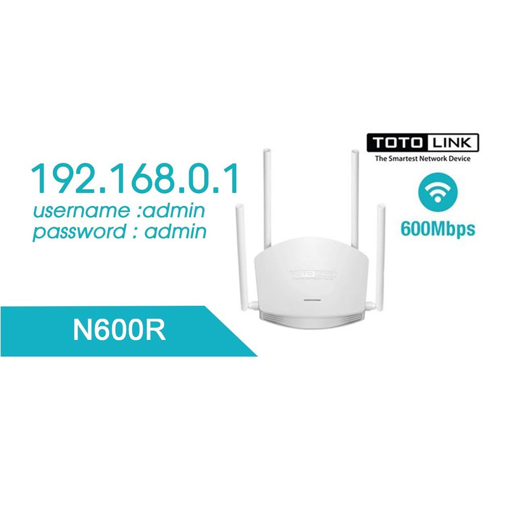 Bộ phát wifi Toto Link N600R 600Mbps - 4 dâu - phát xuyên tường