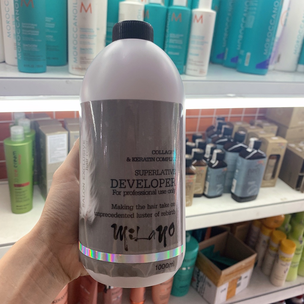 KEM OXY TRỢ NHUỘM CAO CẤP MILANO ITALY 1000ML