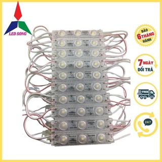 Led hắt 3 bóng samsung 12v chống nước màu trắng vỉ 20 thanh