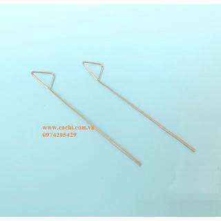 Que cấy trang bằng inox