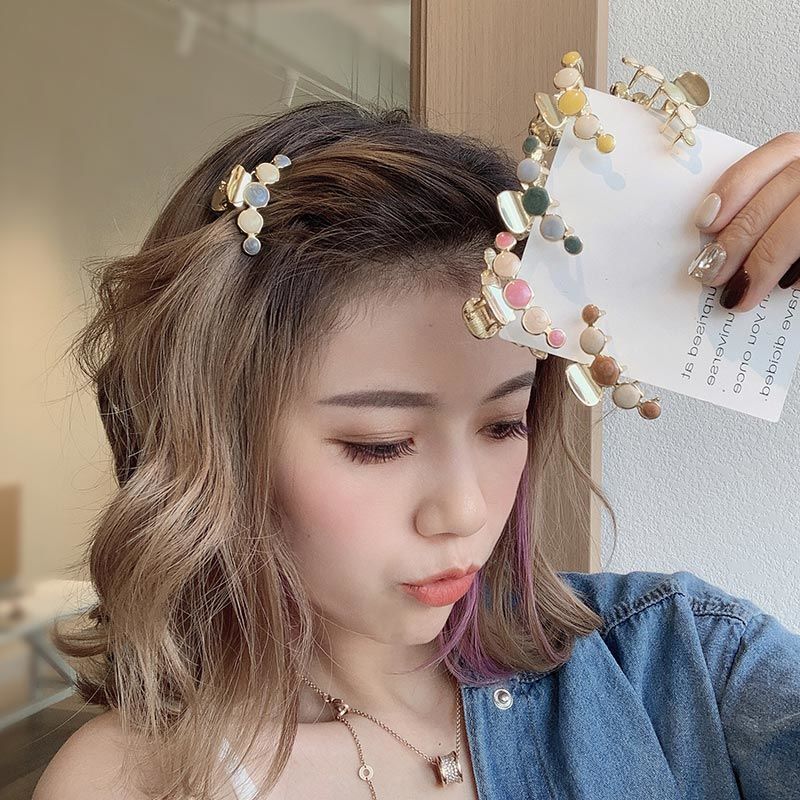 Kẹp Tóc Nữ Đính Đá Thời Trang Phong Cách Hàn Quốc