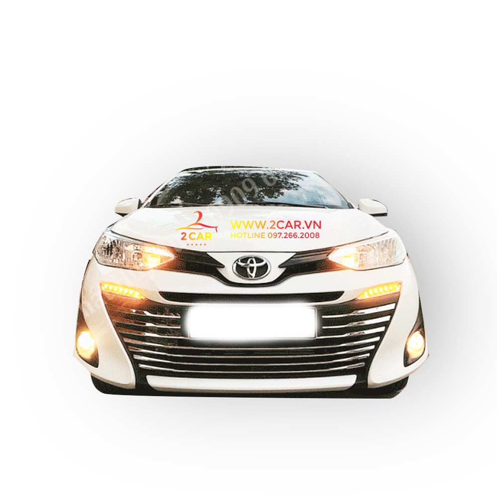 Ốp mặt ca lăng xe TOYOTA VIOS 2019- 2020, ốp mặt calang, ca lang xe Vios, inox cao cấp