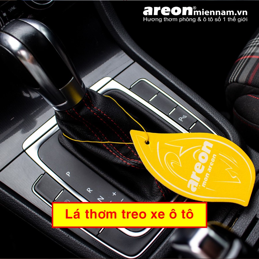 Lá Thơm Treo Xe Ô Tô AREON Water Melon Nhập khẩu Bulgaria  Khử mùi hôi xe,thơm phòng hiệu quả