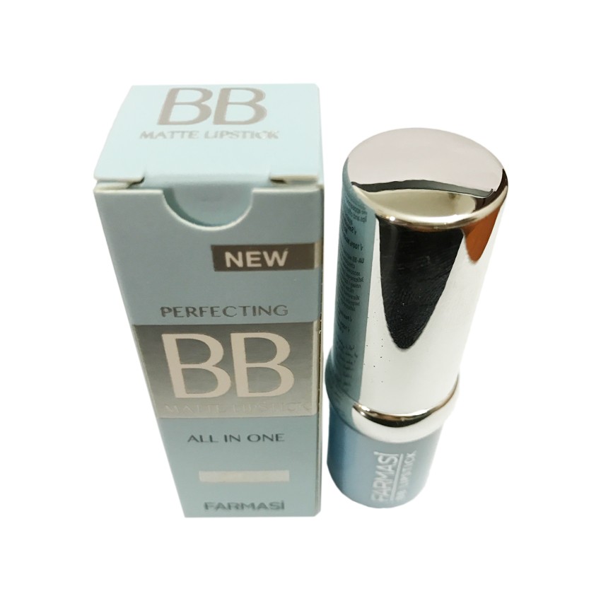 Son BB matte dưỡng môi khô, bảo vệ môi chống nắng SPF15 Farmasi 02 4gr