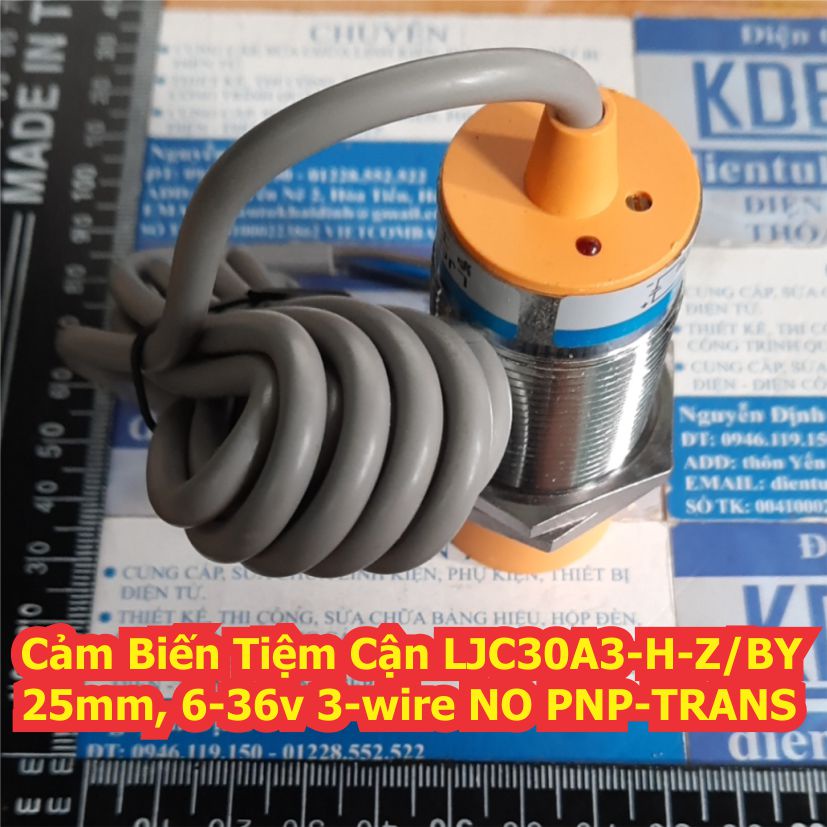 Cảm Biến Tiệm Cận LJC30A3-H-Z/BY, 25mm, 6-36v, 3-wire, OUT: NO, PNP-TRANS kde2354