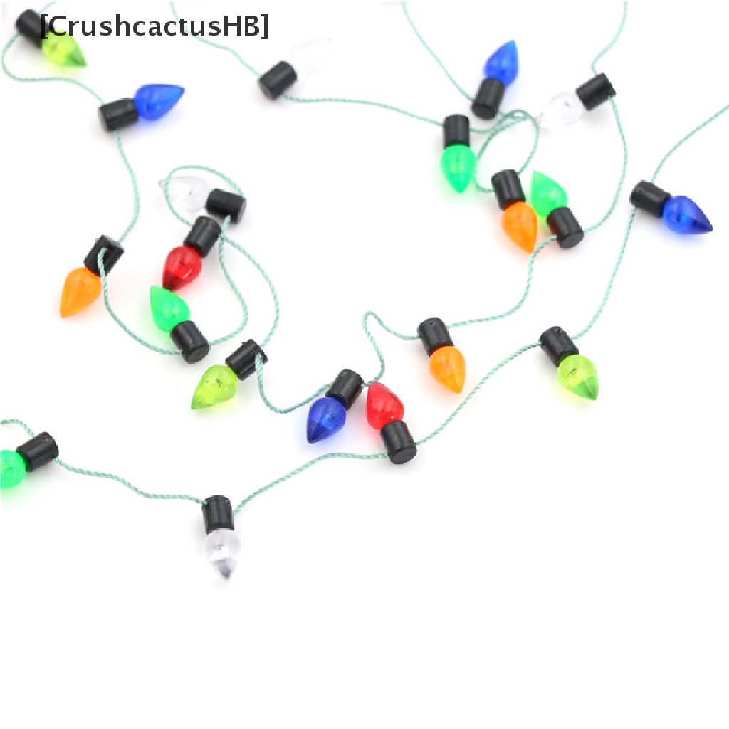 [CrushcactusHB] 1m Dây Đèn Giáng Sinh Nhiều Màu Bằng Nhựa Thu Nhỏ Bán Chạy