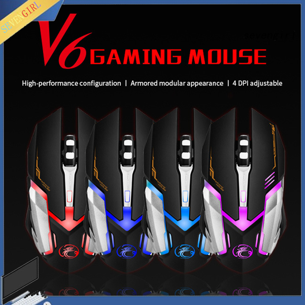 IMICE Chuột Chơi Game Sev-Mice V6 2400dpi