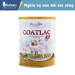 Sữa Dê Goatlac Số 3 Cho Trẻ Từ 1-3 Tuổi 800g
