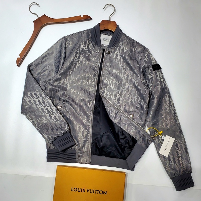 Áo khoác bomber dior sc thêu vân chìm 2-4692
