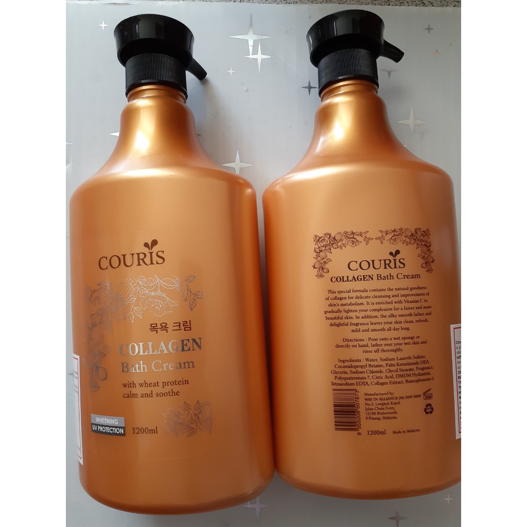 Sữa tắm hương nước hoa Couris 1200ML Malaysia