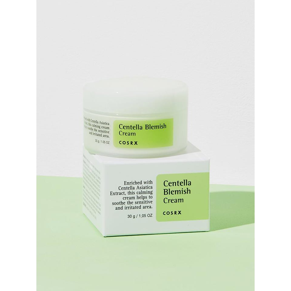 (Hàng thật) Cosrx / Centella Blemish Cream 30ml / Mỹ phẩm dưỡng da, Kem làm dịu da