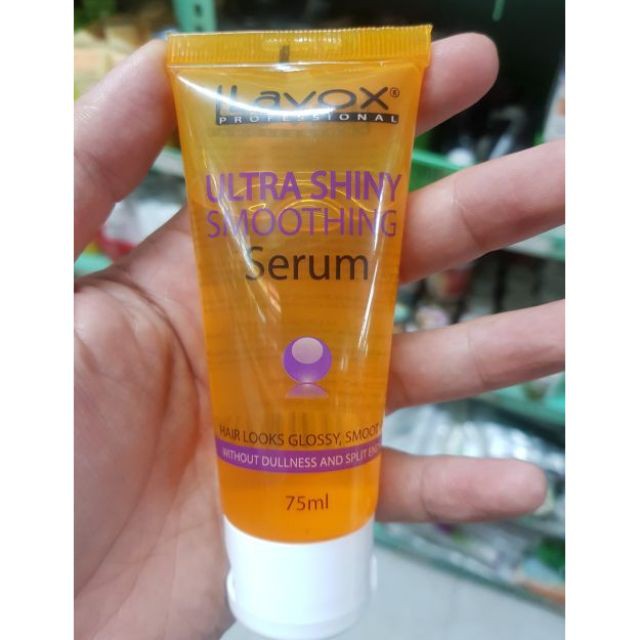 Serum huyết thanh dưỡng bóng tóc Lavox Ultra Shiny smoothing nuôi dưỡng tóc khô xơ, xoăn cứng chẻ chẻ ngọn Không có đánh | BigBuy360 - bigbuy360.vn