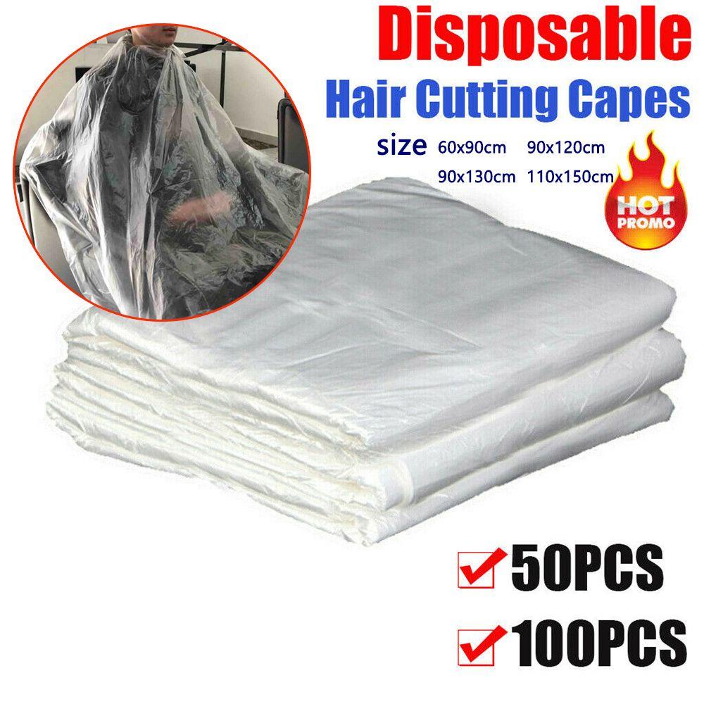 GOGOUP Áo Choàng Cắt Tóc Trong Suốt Dùng Một Lần Cho Salon