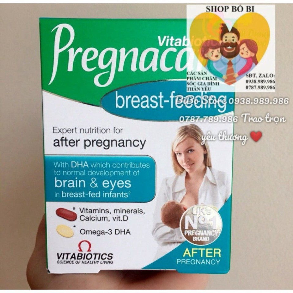 GIÁ RẺ NÀO BÀ CON Vitamin tổng hợp Pregnacare Breast feeding Bú Anh 84 viên GIÁ RẺ NÀO BÀ CON