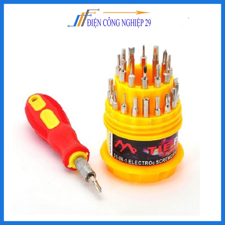 Bộ Tua Vít Đa Năng 31 đầu - Hộp Tròn