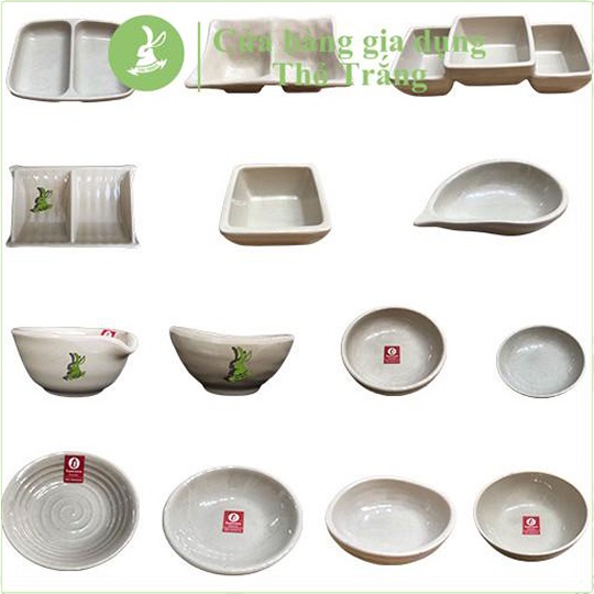 Chén Chấm Màu Nâu Nhựa Melamine Srithai Superware Thái Lan Cao Cấp