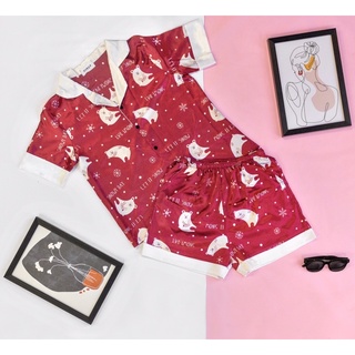 Đồ bộ pijama nữ hè lụa satin cao cấp/ quần áo mặc nhà nữ cao cấp hè 2021