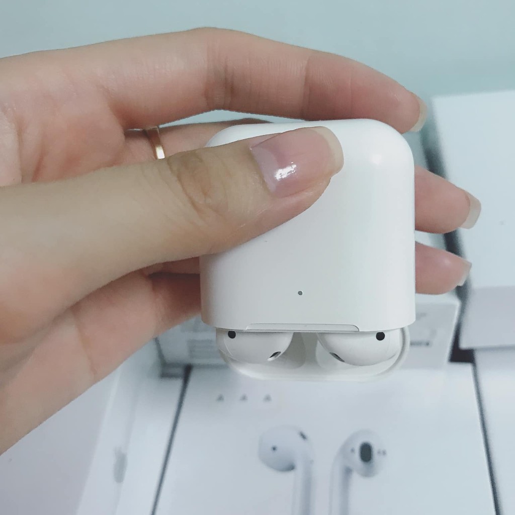 AirPods 2️⃣ (Đổi Tên - Định Vị - PopUp - Sạc Không Dây) Dùng cả IOS và Android - BH 1 ĐỔI 1