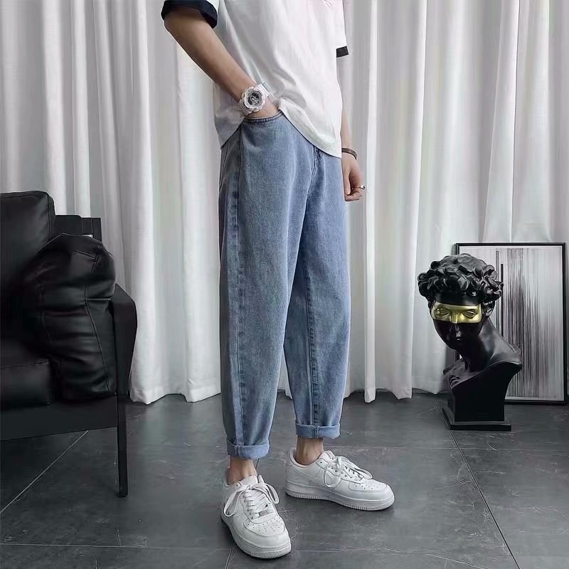 Quần Jean Dài Thời Trang Âu Mỹ Cao Cấp Cá Tính Cho Nam