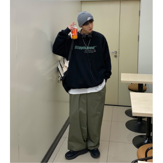 Áo sweater nam nữ Staytuned phong cách, Áo nỉ bông ULZZANG form rộng Unisex Siêu Đẹp vải Dày Tomx AN1 | BigBuy360 - bigbuy360.vn