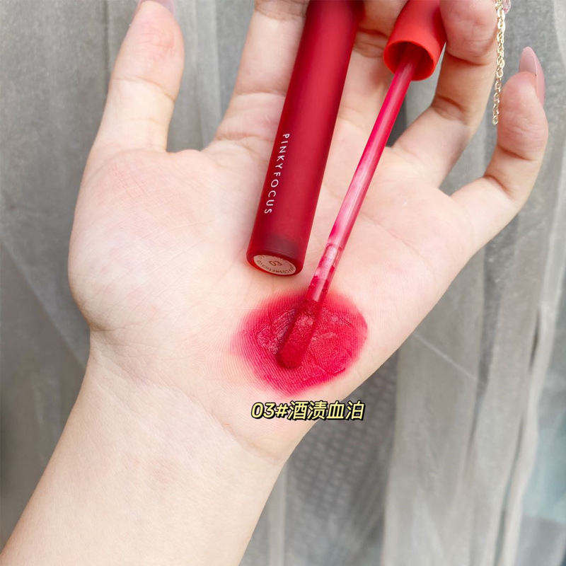 【pinkyfocus】 Lip mud, marmalade air lipstick, high value rotten tomato lipstick, plain white lip gloss, lipstick