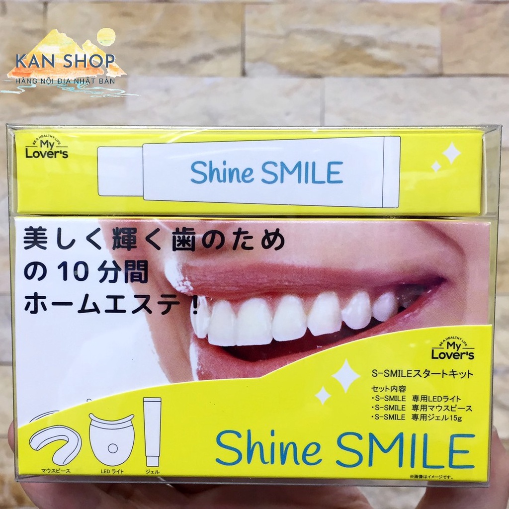 Bộ kit làm trắng răng Shine Smile nội địa Nhật Bản | 4589805610295 | Kan shop hàng Nhật