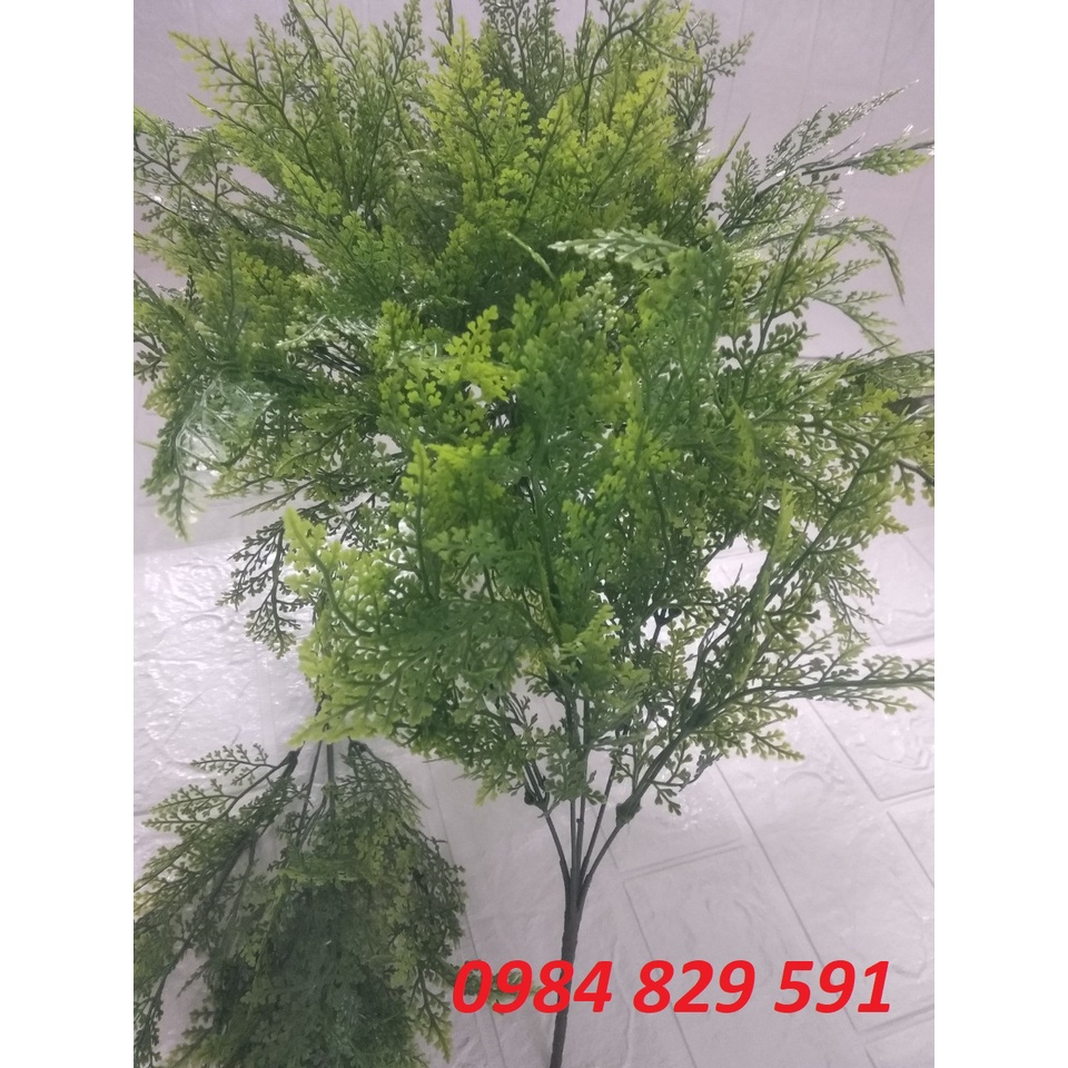 Cụm điểm lá me trang trí hoa lụa, hoa sáp, hoa giả