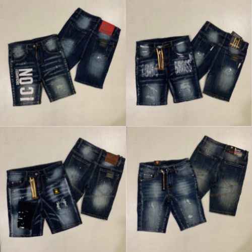 Quần Bò Ngố Nam DSQ2 Màu Xanh - Chất Liệu Vải Bò Cao Cấp - Co Dãn Nhẹ - Đa Dạng Mẫu Mã Hot - Quần Bò Ngố Nam Khóa Lệch..