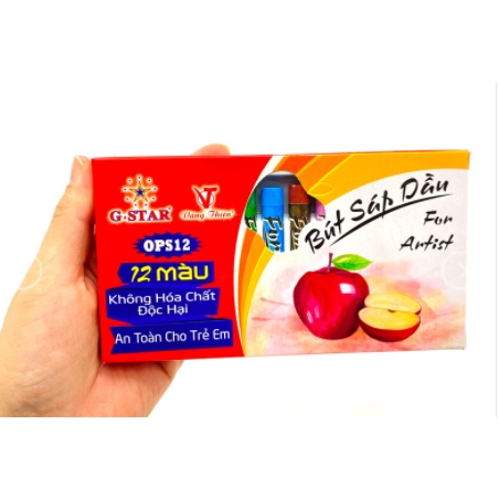 Bút Sáp Dầu OPS 12/16/24 Màu Gstar