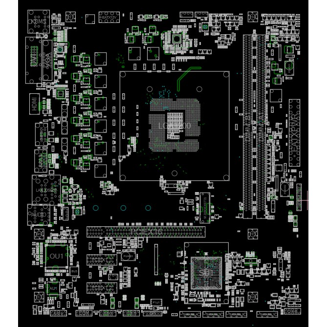 Sơ đồ mạch Boardview Asus H410M-E H410M E