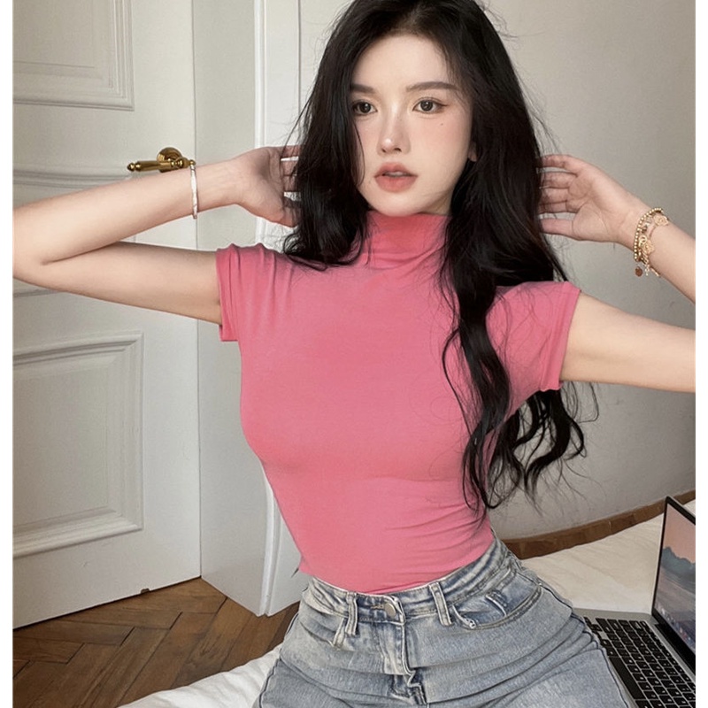 Áo Thun Ba Lỗ Dáng Ôm Màu Trơn Thời Trang Mùa Thu