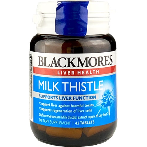 Viên uống Blackmores Milk Thistle hỗ trợ thải độc gan (42 viên)