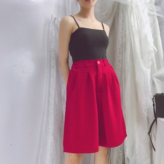 Quần đùi ống rộng nữ