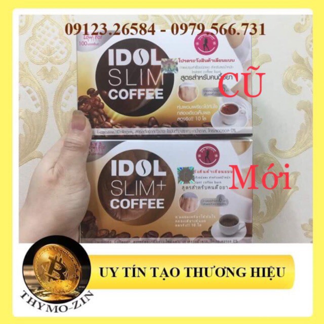 [ mẫu Cũ-check QR ] idol slim coffee,1 hộp 10 gói x 15g