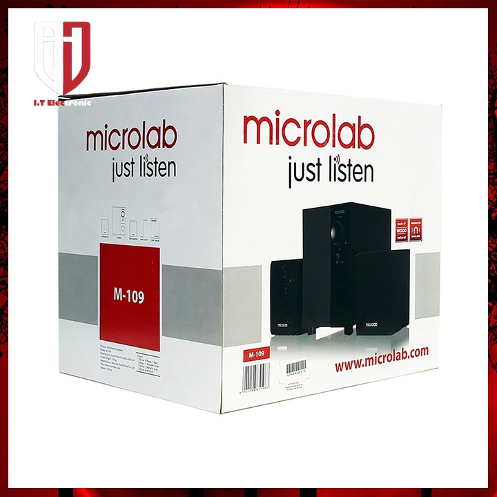 Loa máy vi tính để bàn 2.1 chính hãng MICROLAB M109 loa laptop nghe nhạc có dây