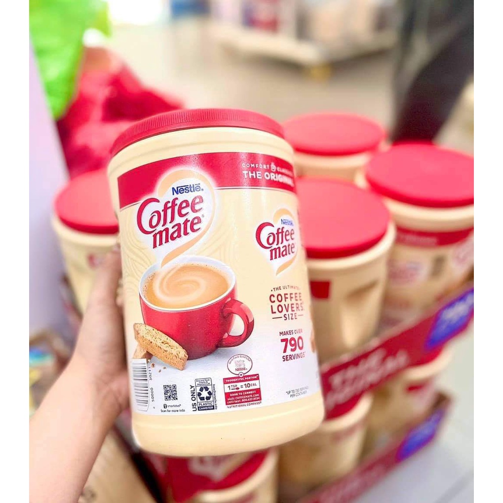 [DATE 07/2023] Bột kem sữa pha cafe, trà sữa hiệu Nestle Coffee Mate Original