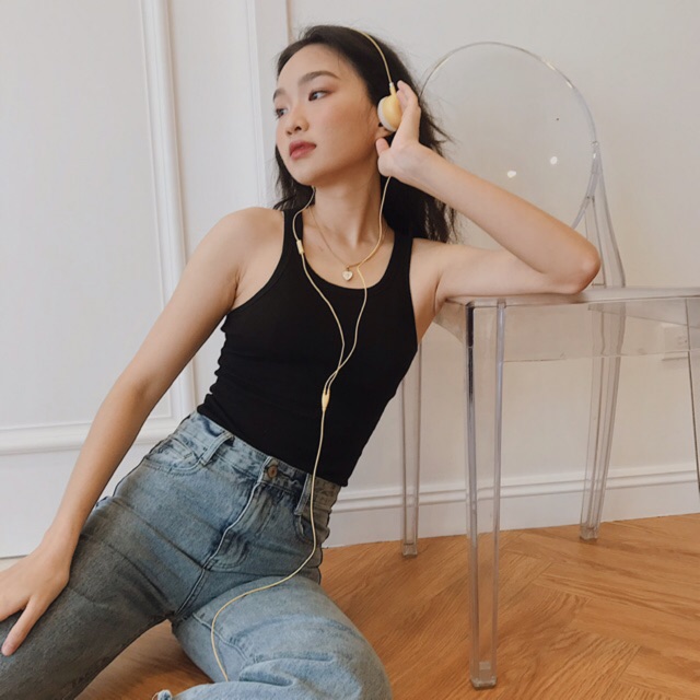 Áo 2 dây tanktop Mia Ritta bản to Mia Tank top Áo thun 3 lỗ màu trơn phong cách A1760 Feedback KH