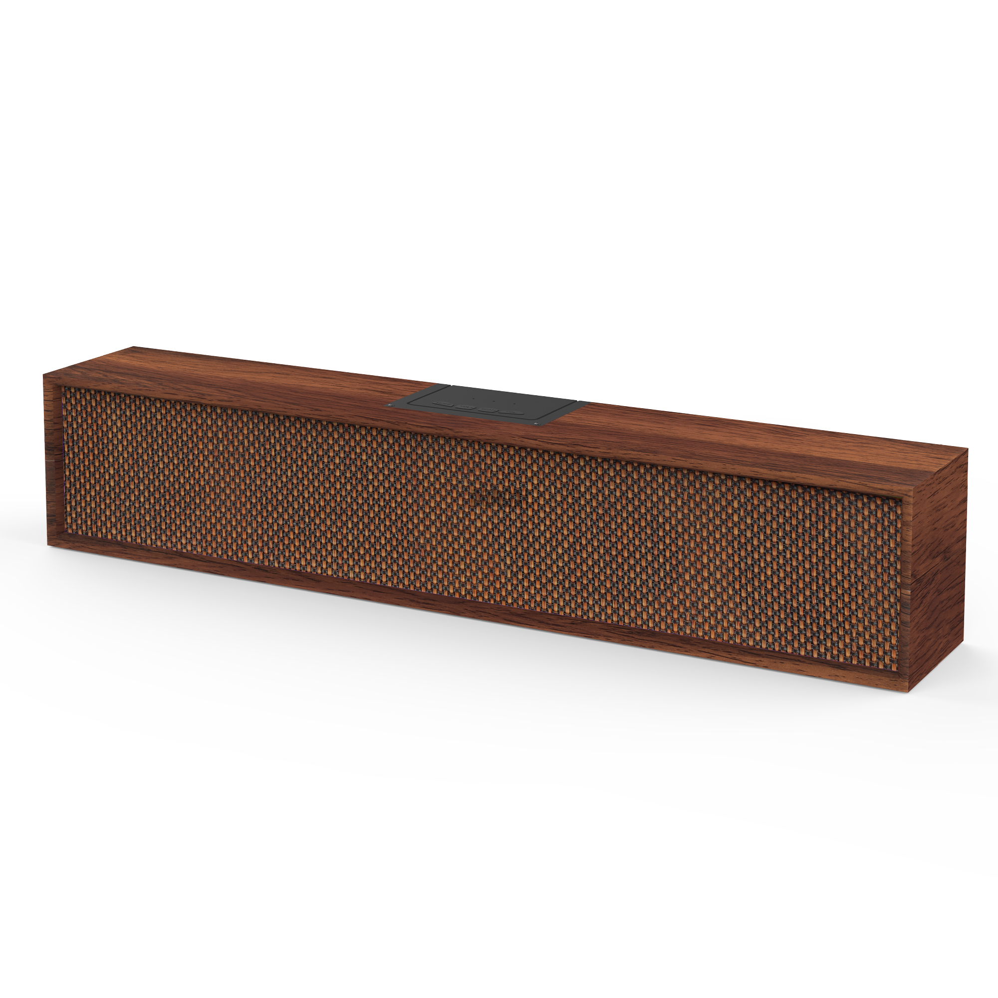 Smalody New 8080 Bluetooth1 Wooden High-Power Speaker Computer Desktop Long Retro Multifunctional Audio