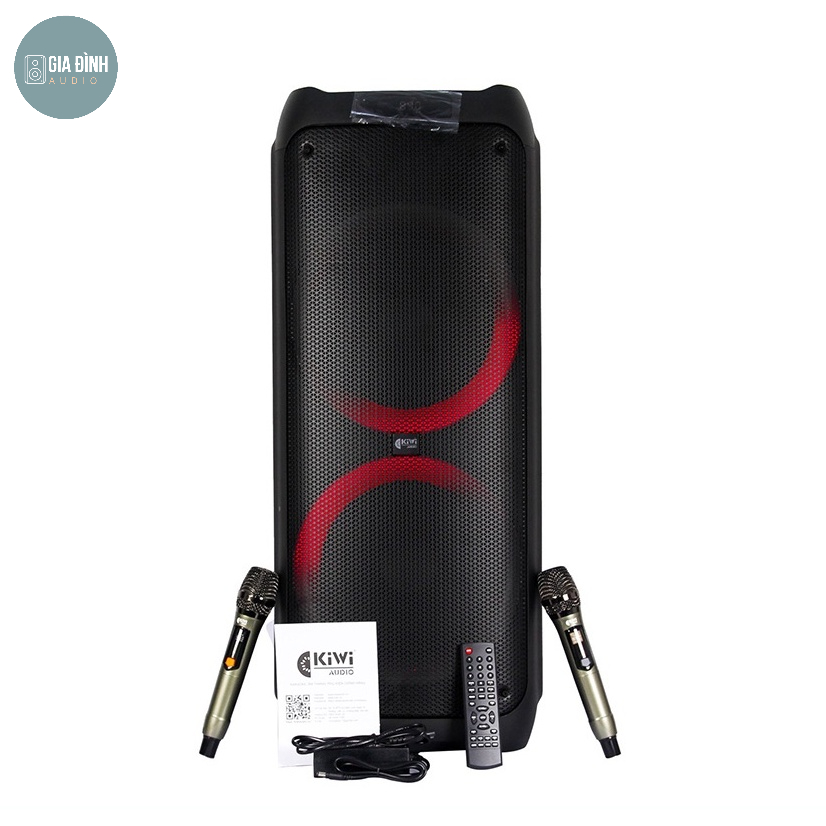 Loa kéo karaoke Kiwi PT12 thiết kế trẻ trung hiện đại - Chính hãng