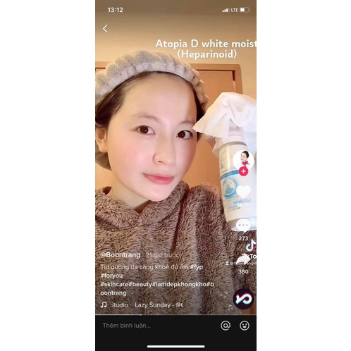 Dưỡng ẩm tạo bọt trắng da Atopia D