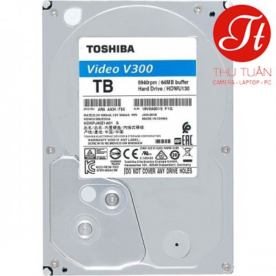 Ổ cứng Camera Toshiba V300 Video Stream 2Tb 5700rpm 64Mb - ổ chuyên camera (hàng chính hãng)